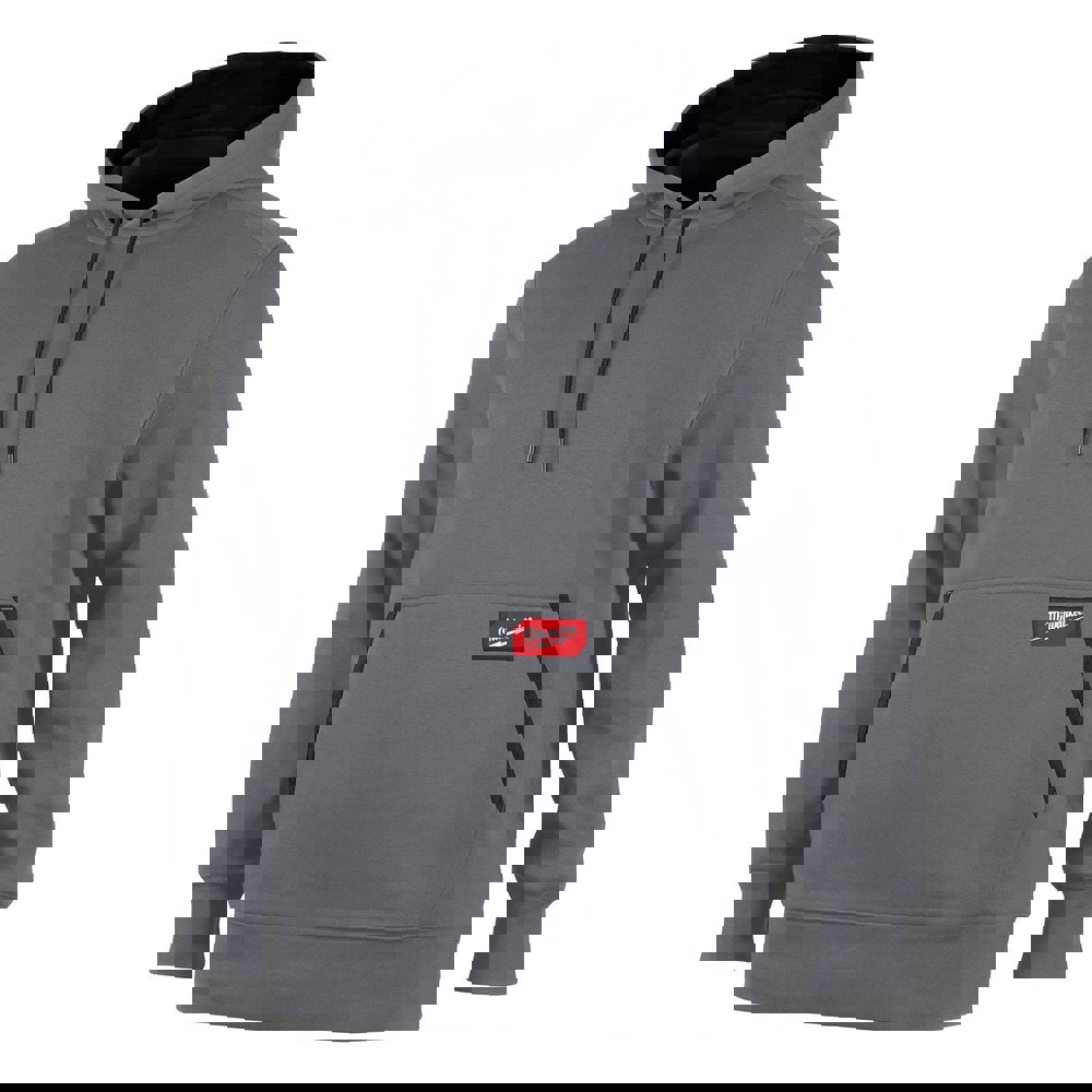 Shirts; Garment Style: Hooded ; Size: Large ; Color: Gray ; Material: Cotton; Polyester ; Number Of Pockets: 1.000 ; Closure Type: None